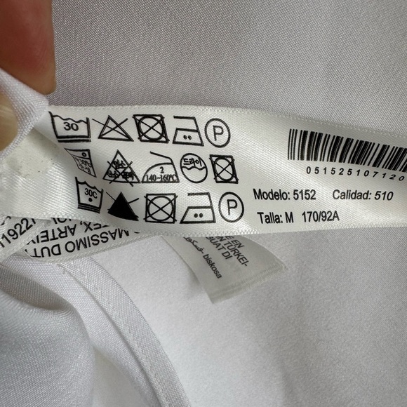 🩵Massimo Dutti Bias Cut Sleeveless Top Size Medium - Picture 9 of 11